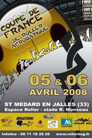 Coupe de France de roller saut / slalom 2008 à Saint-Médard-en-Jalles (33)