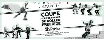 Coupe d’île de France 2019 de roller freeride Skatecross – Etape 1 à Fontenay Sous Bois (94)