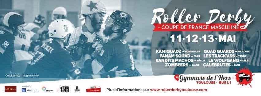 Coupe de France de Roller Derby Masculine 2018 à Toulouse (31)