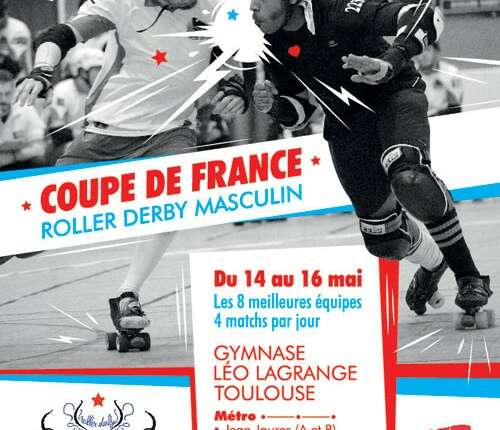 Coupe de France de roller derby hommes 2016 à Toulouse (31)