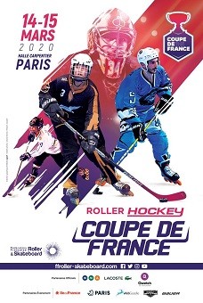 Finales de la Coupe de France de roller hockey 2020 à à la Halle Carpentier (75)