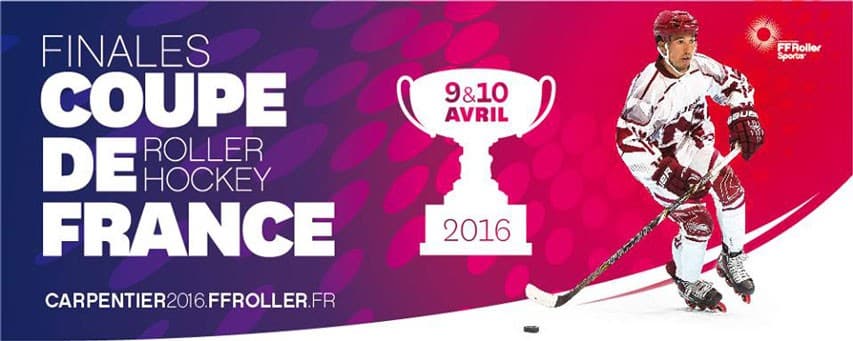 Finales de la Coupe de France de Roller Hockey 2016 à Carpentier (75)