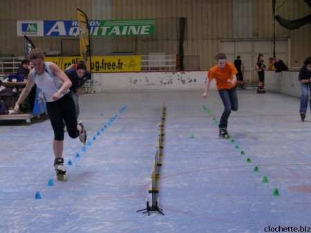 Séverine Thomas 1ère en slalom vitesse