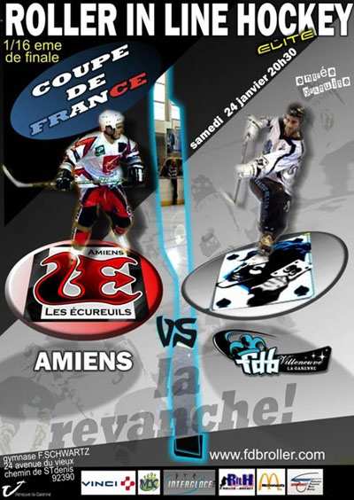 Coupe : Villeneuve face à Amiens samedi