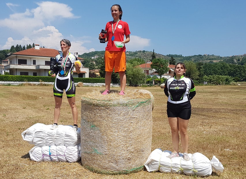 Podium contre la montre femmes