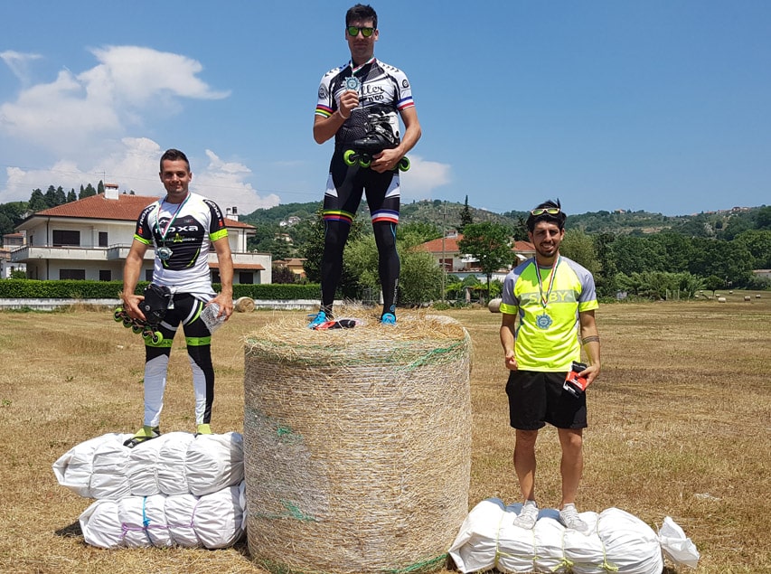 Podium contre la montre hommes