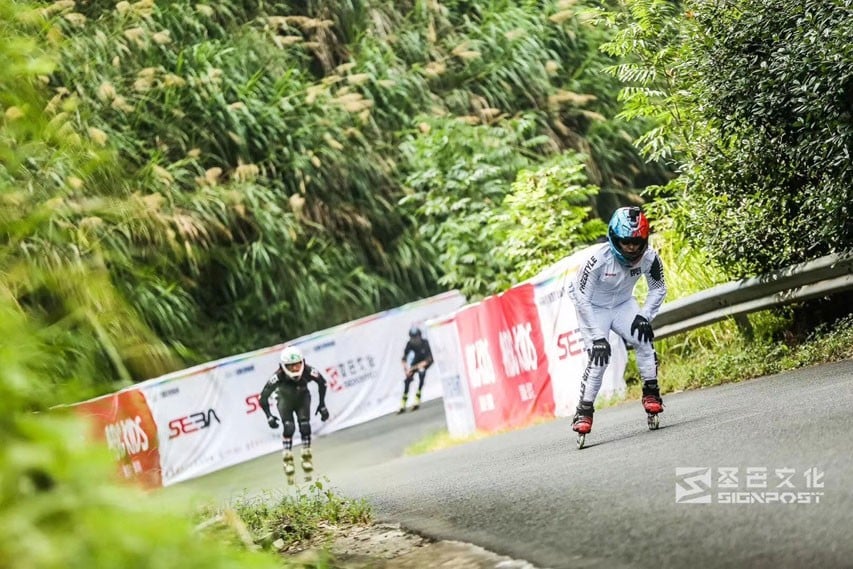 Résultats de la course internationale de roller de descente 2018 à Li Shui (Chine)