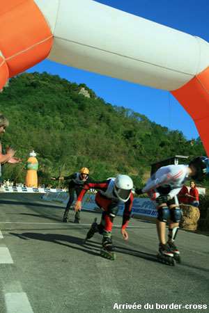 Arrivée du border-cross hommes