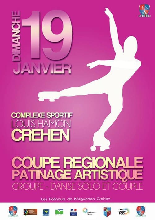 Coupe régionale de patinage artistique et de danse à Créhen (22)