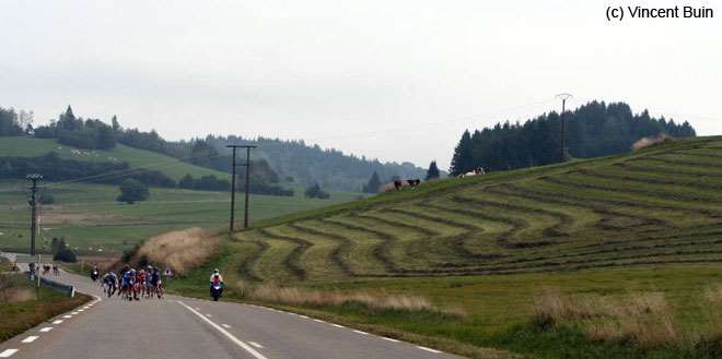 Dans les reliefs du Doubs sur la Transroller