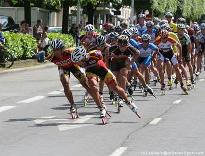 Tête de course des hommes