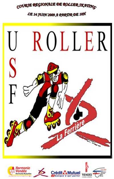 Course régionale de roller 2009 à La Ferrière (85)
