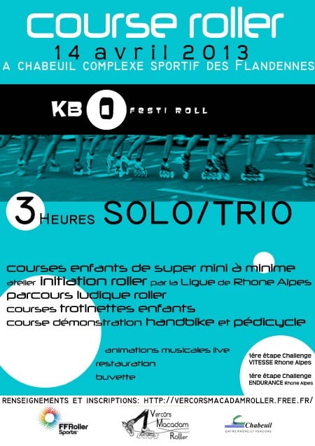 KBO Festi&rsquo;Roll &#8211; coup de départ du challenge Rhône-Alpes 2013