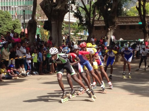 Nairobi à l'heure du roller !