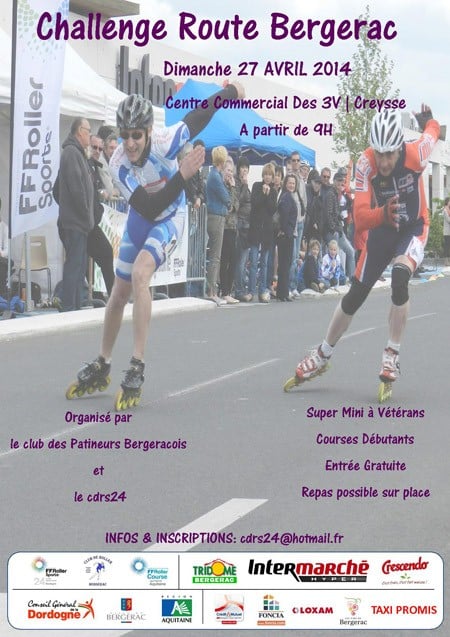 Course de roller sur route à Creysse (24)