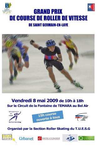 Compétition interrégionale de roller course 2009 à Saint-Germain en Laye (78)