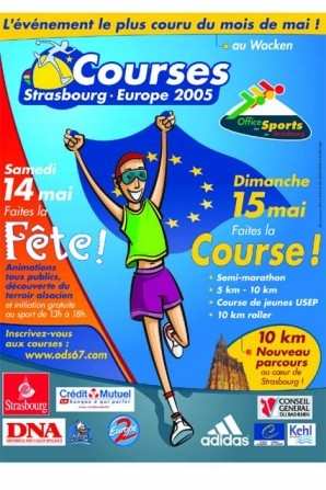 Courses de 10 km roller Strasbourg Europe 2005 (67)
