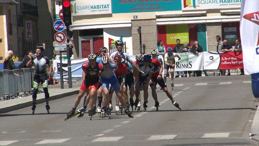 La course des Masters à Rennes sur Roulettes