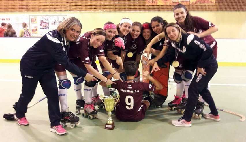 coutras championnes france n1 dames rink hockey 2017