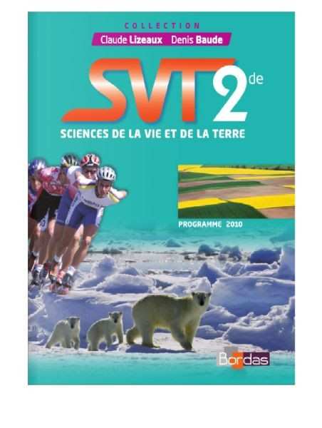 Couverture de manuel de seconde SVT roller