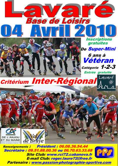 Critérium inter-régional de roller course 2010 de Lavaré (72)