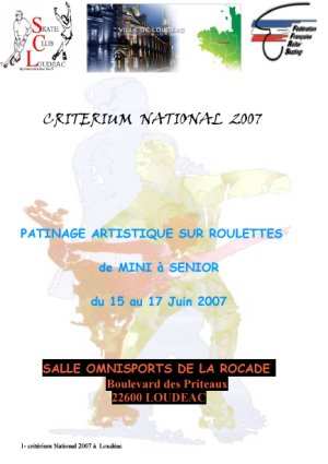 Critérium national de patinage artistique 2007 à Loudéac (22)