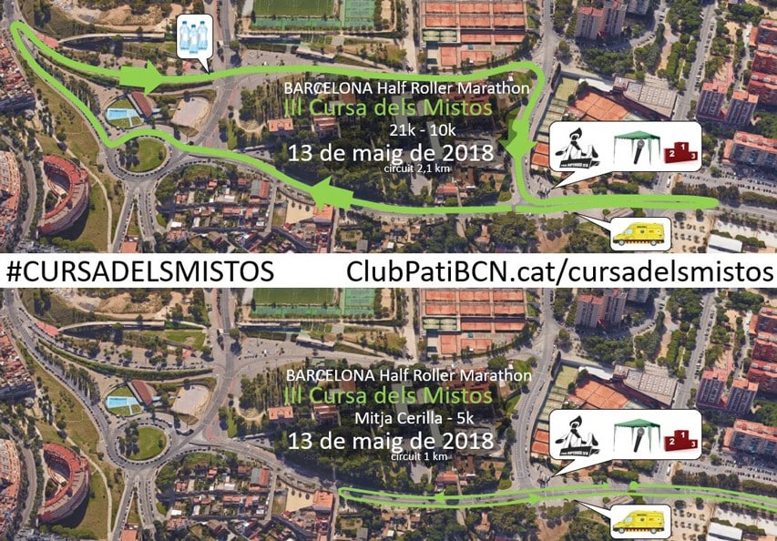 Semi-marathon roller de Barcelone 2018 (Espagne)