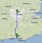 De Londres à Brighton en roller