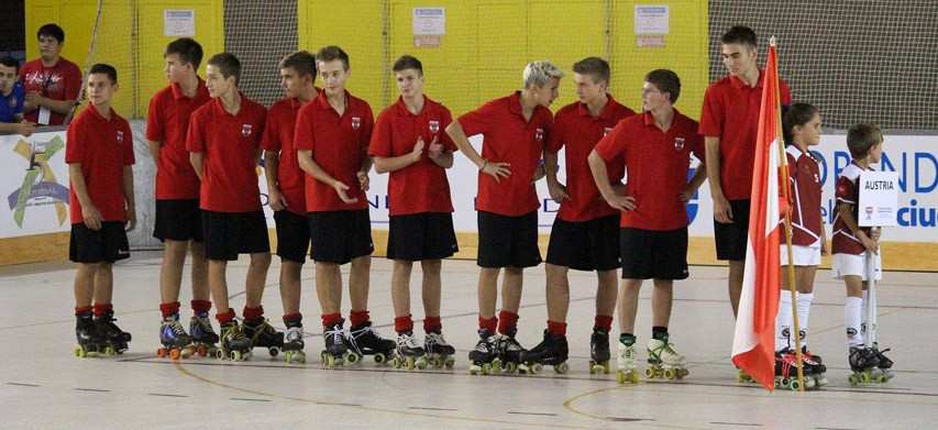 delegation autriche u17 championnat europe rink hockey 2013