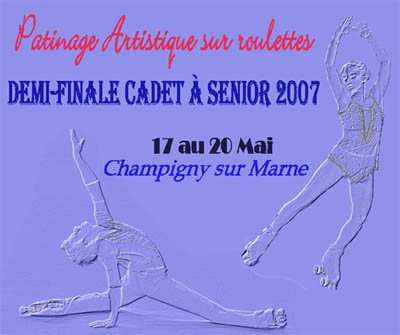 Demi-finale du championnat de France de Patinage Artistique 2007 à Champigny-sur-Marne (94)