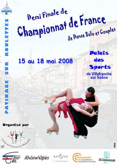 Demi-finale de la Coupe de France danse solo Couple 2008 à Villefrance-sur-Saône (69)