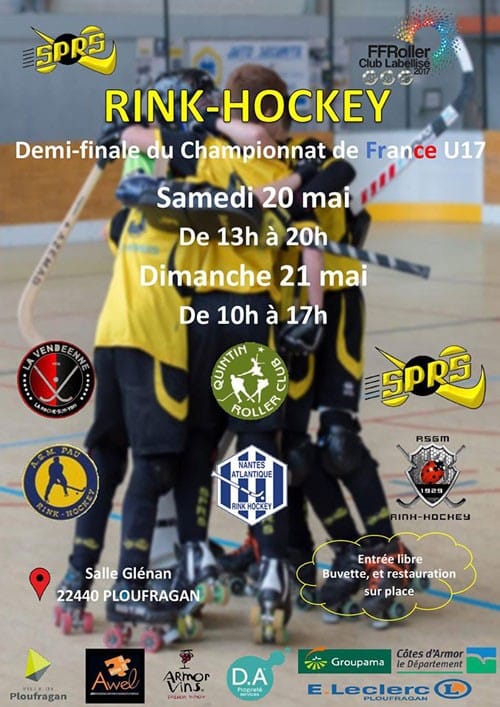 Demi-finale du championnat de France U17 de rink hockey 2017 à Ploufragan (22)