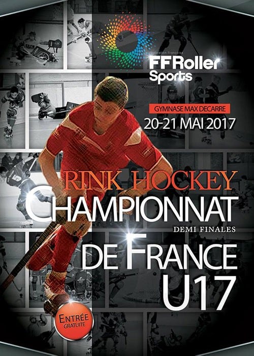 Demi-finale du championnat de France U17 de rink hockey 2017 à Seynod (74)