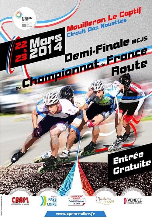 Demi-finale du championnat de France route à Mouilleron (85)
