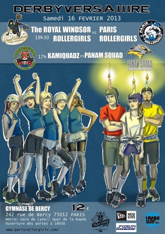 Paris Roller Girls (FRA) 152 &#8211; 170 Royal Windsor Roller Girls (GBR)