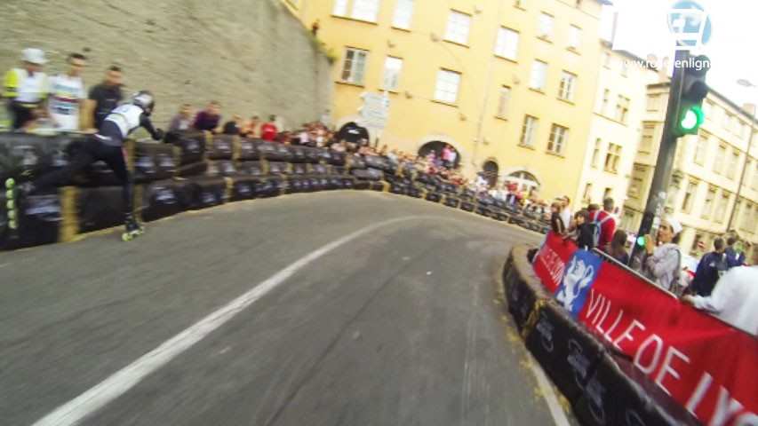 Crashes and slams of the 2013 Inline downhill World Championships