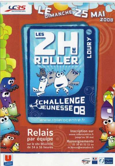 Deux heures roller 2008 à Loury (45)