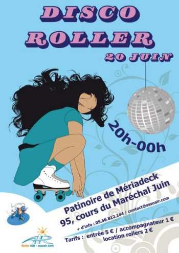 Soirée roller disco 2008 à Bordeaux (33)