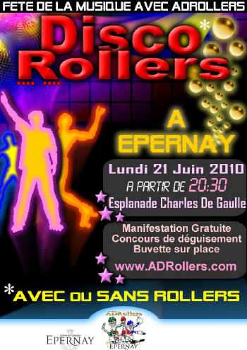 Roller Disco Géante 2010 à Epernay (51)
