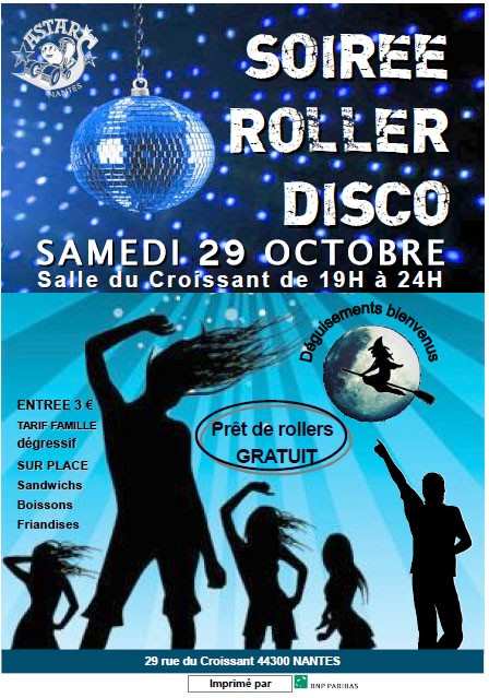 Soirée Disco Roller 2011 à Nantes (44)