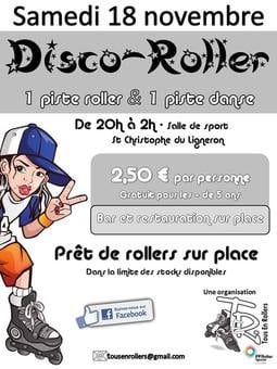 Soirée roller disco 2017 à Saint-Christophe de Ligneron (85)