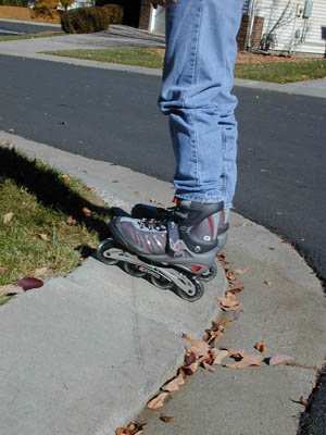Un dispositif anti-recul pour roller
