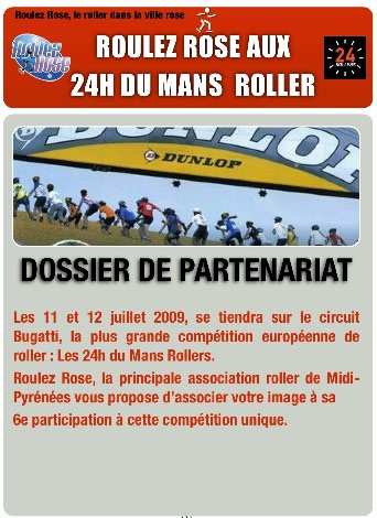 Roulez-Rose cherche des partenaires pour le Mans