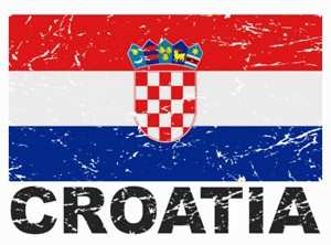 drapeau croatie ombre