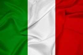 drapeau italie ondule