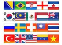 drapeaux monde world ranking