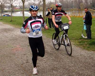 Entraînement en mode bike and run