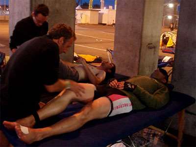 Séance de massage pour une meilleure récupération