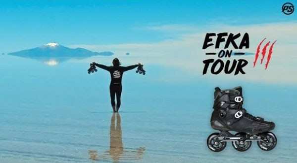 Ewelina Czapla explore la Bolivie en roller
