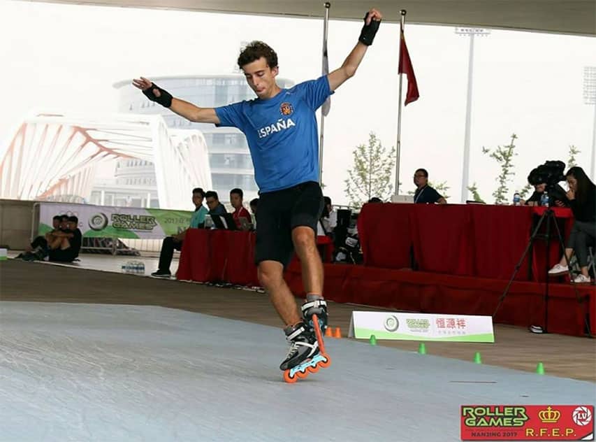 enrique rubio slide world roller games 2017